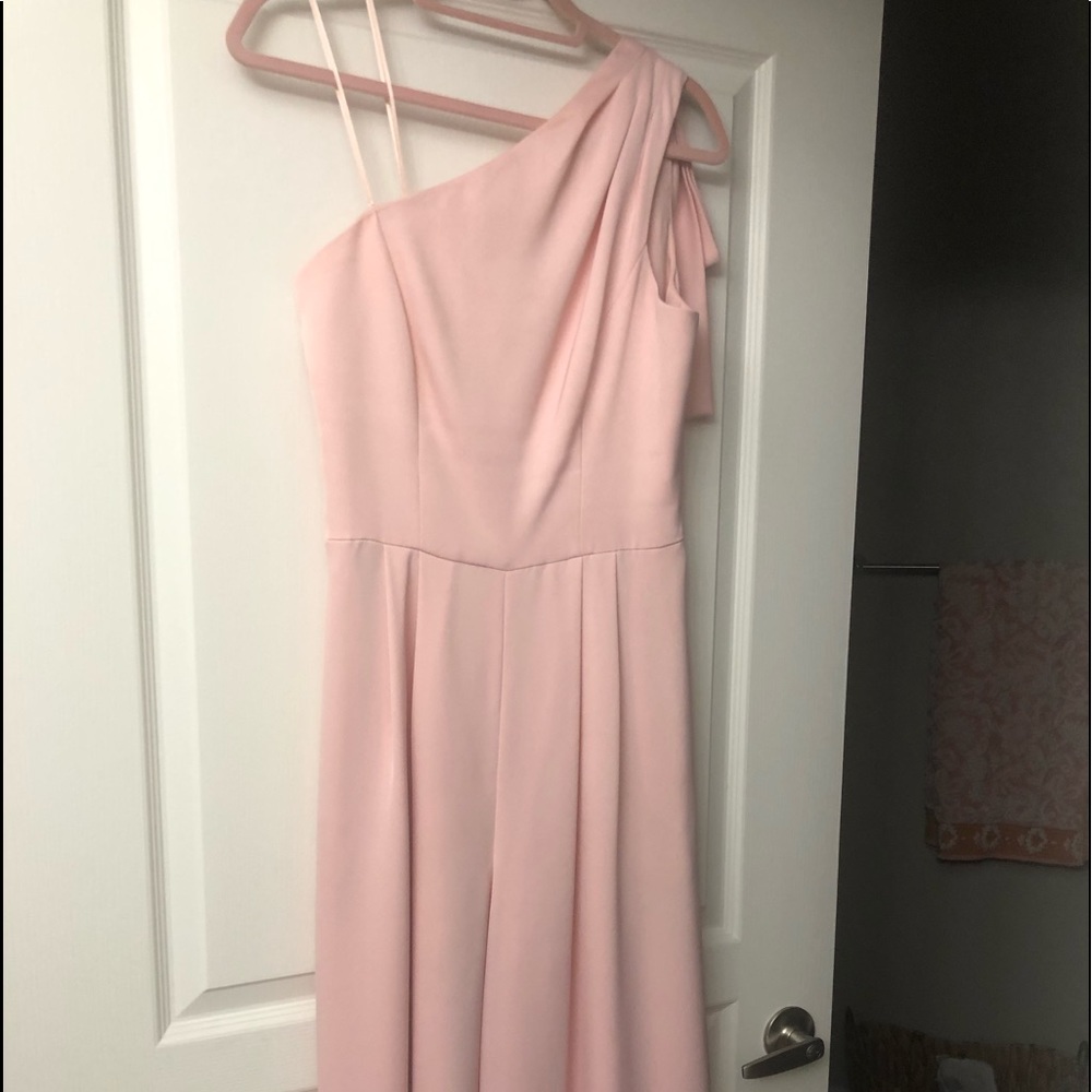 Gal Meets Glam Carmen jumpsuit in pink